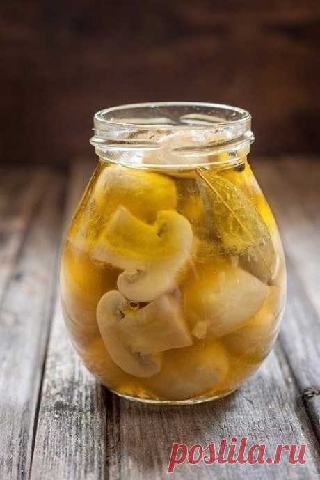 Маринованные шампиньоны за 5 минут