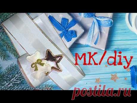 Бантики на первые хвостики ,с патчами,#бантики #diy #канзаши #новогднийдекор #новогодниеподелки