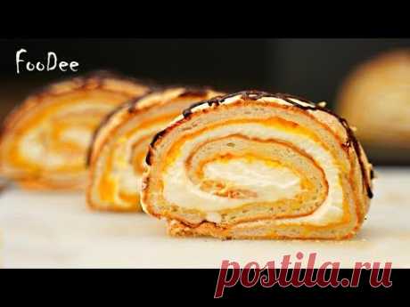 БЕЗ муки - Самый нежный рулет - невесомый как облачко! Меренговый рулет - YouTube ▶Чтобы приготовить меренговый рулет: Белки 5 шт.Сахар 200 г (190 г обычного сахара + 10 г ванильного сахара) Соль  щепотка Лимонный сок 1 ч.л. ▶Лимонный курд:Желтки 5 шт. Лимон 1 шт. (сок + цедра) Сахар 30-60 г  Сл. масло  20 г ▶Крем:Сл. охлажд. 33% - 250 г Ван. сахар 10 г