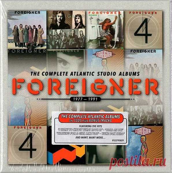 Foreigner - The Complete Atlantic Studio Albums 1977-1991 (2014) FLAC The Complete Atlantic Studio Albums 1977-1991 - бокс-сет группы Foreigner, выпущенный в 2014 году и содержащий семь первых студийных альбома: Foreigner (1977), Double Vision (1978), Head Games(1979), 4 (1981), Agent Provocateur (1984), Inside Information (1987) и Unusual Heat (1991). Кроме того,
