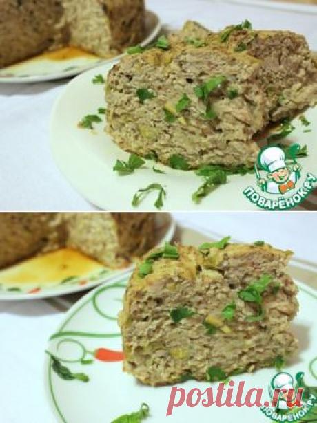 Кекс из куриной грудки с фисташками и грибами - кулинарный рецепт