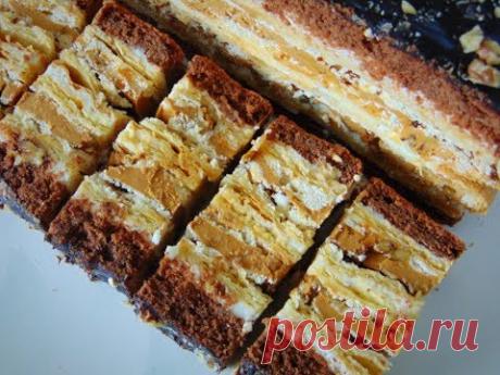 Рецепт пляцка "Хрещатий Яр" / Рецепт торта "Крещатый Яр" / Przepis na ciasto "Chrupiący Jar"
