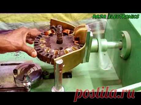 Ceiling fan rewinding in silver wire easy tutorial in urdu hindi