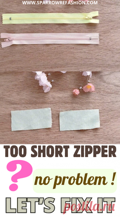 How to Make a Zipper Longer: 3 Easy DIY Methods - Sparrow Refashion: A Blog for Sewing Lovers and DIY Enthusiasts