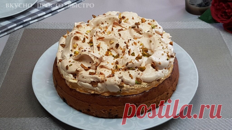 Нежнейший пирог с ягодами (на растительном масле)