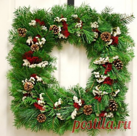 Рождественский венок - Домашний hand-made