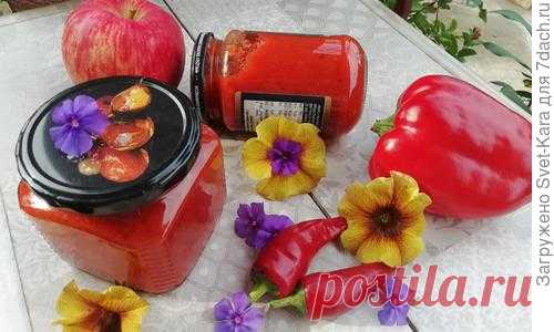 Соус из перца и яблок 