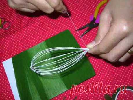 How to make stocking flower (lily) by www.ployandpoom.com