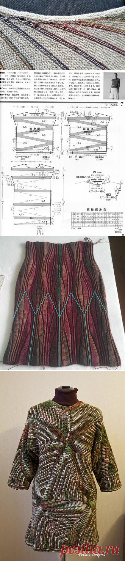 модели в технике Swing Knitting