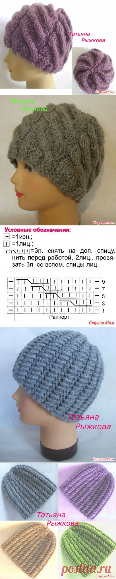 . Мои новые шапки. - В.Г.У. - Вязаные Головные Уборы - Страна Мам