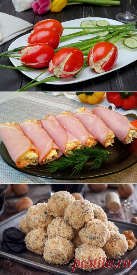 20 быстрых и вкусных закусок