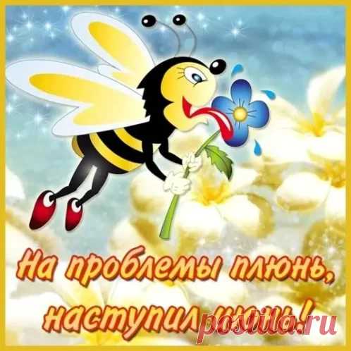 Открытка - На проблемы плюнь, наступил июнь!