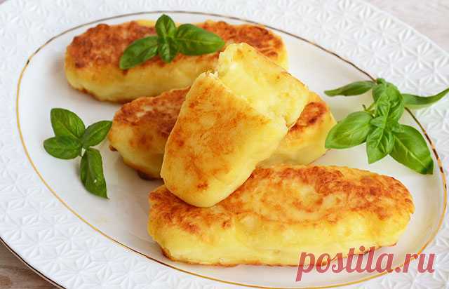 Картофельные пирожки с сыром — Домашняя кулинария