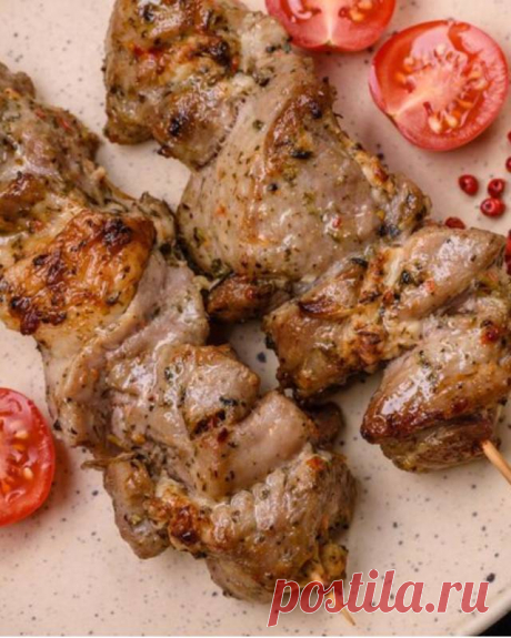 Шашлык из свинины в духовке — Домашняя кулинария