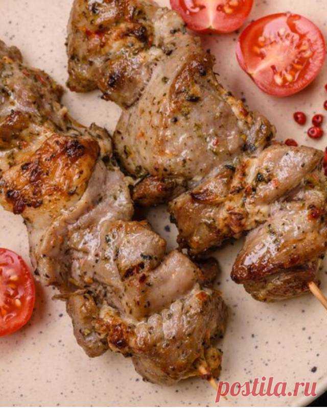 Шашлык из свинины в духовке — Домашняя кулинария