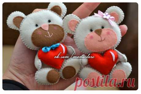 ЗаМанушки: Изделия из фетра. HandMade. Рукоделие