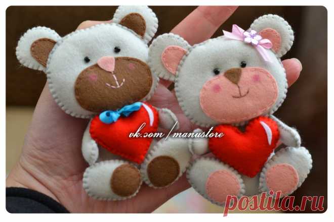 ЗаМанушки: Изделия из фетра. HandMade. Рукоделие