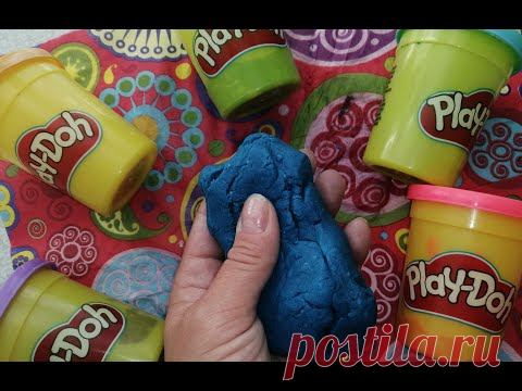 ТЕСТО ДЛЯ ЛЕПКИ, PLAY-DOH, СВОИМИ РУКАМИ, ИЗ ТОГО, ЧТО ЕСТЬ НА КУХНЕ👍👍👍