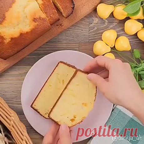 Кекс со сгущенкой!