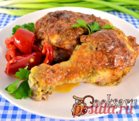 Окорочка куриные запеченные под сыром фото рецепт приготовления