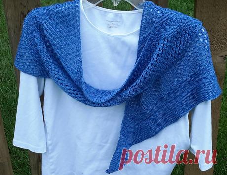 Ravelry: Braid and Eyelet Shawl pattern by Susan Gressman