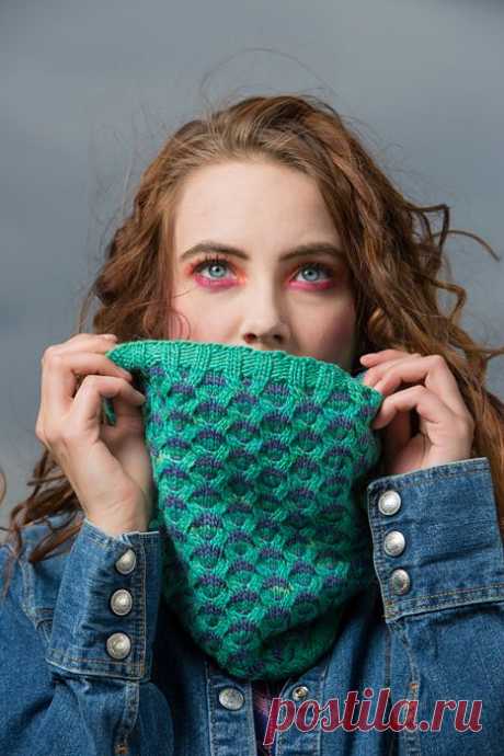 Снуд спицами Ravenna Cowl, Knitscene зима 2014