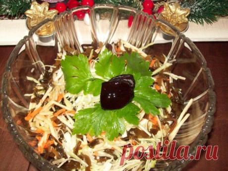 "Салат с морской капустой" - Простые рецепты Овкусе.ру