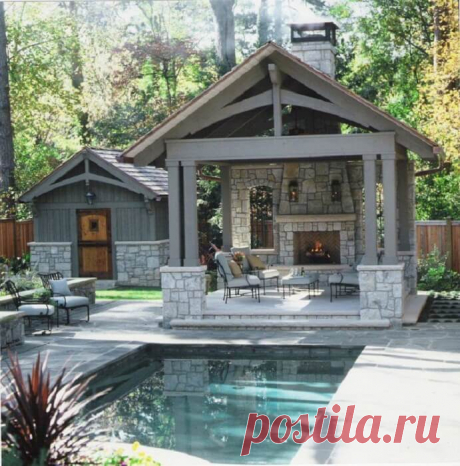 28 неординарных идей уютных каминов и грилей | Тысяча и одна идея