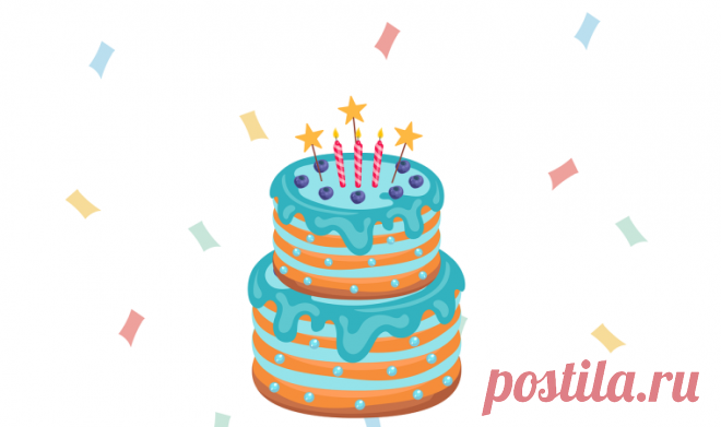 Торт на день рождения
