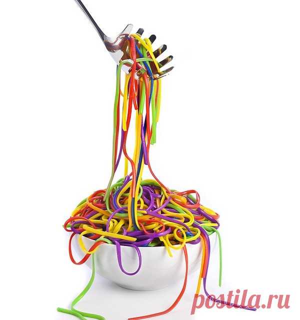 Цветные спагетти