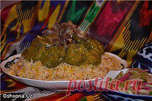 Ток оши (плов с долмой).