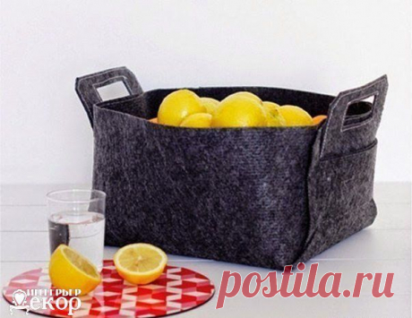 Корзинка из войлока