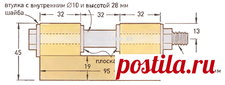 Ленточный шлифовальный станок из дрели