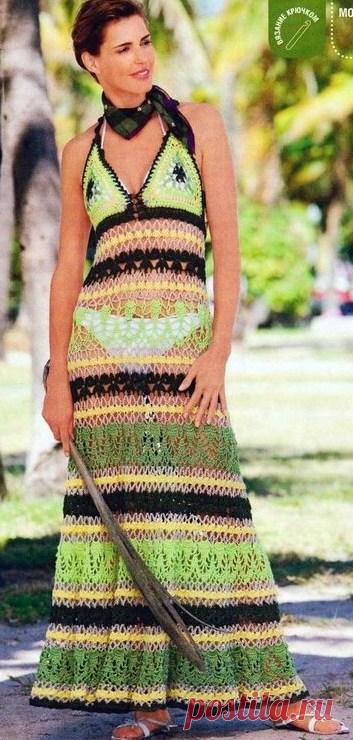 Crochet dress Crochet dress, free pattern