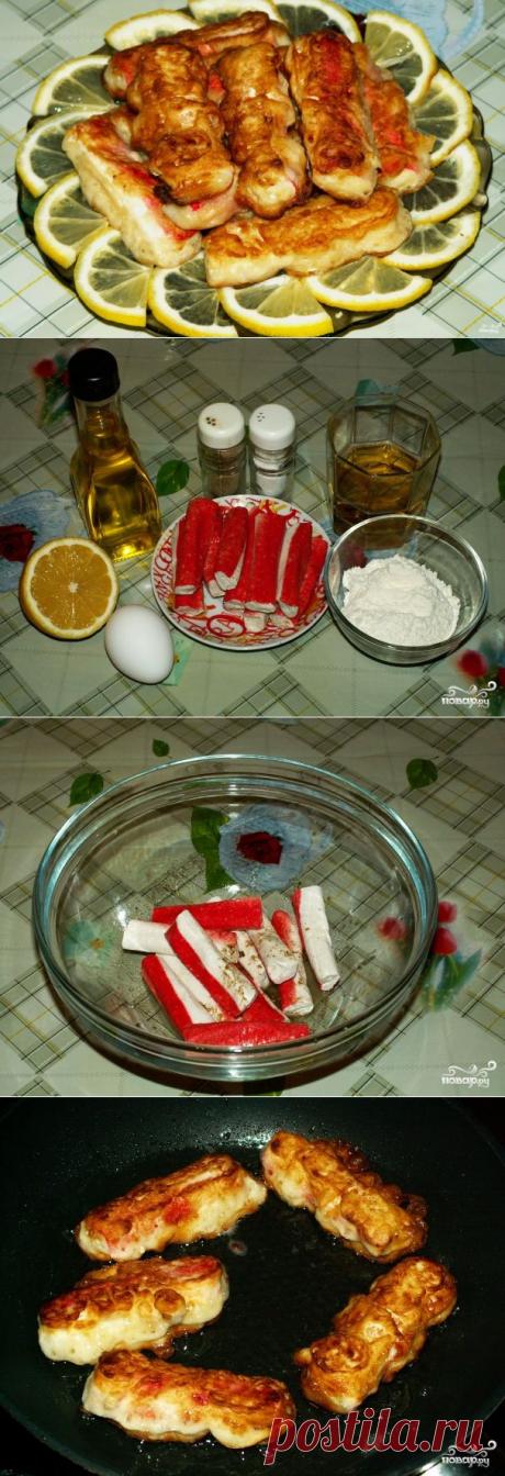 Крабовые палочки в кляре - пошаговый кулинарный рецепт на Повар.ру