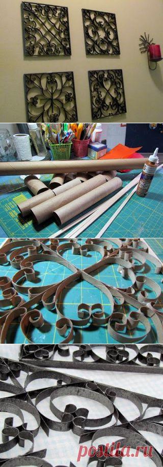 Фальш-ковка для декорирования стен | Умелые ручки