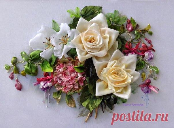 #работы_вышитые_лентами@lenty_i_vyshivka 

Татьяна Коробейник