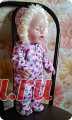 Одежда для baby born Подарили дочке куклу baby born и тут же она мне изложила «список» необходимой одежды, полазив в интернете нашла выкройку,  на основе которой делала уже нужные мне выкройки. Пока пошилось немного, но дочка довольна. Комбинезон из плащевки на флисе, опушка из искусственного меха.