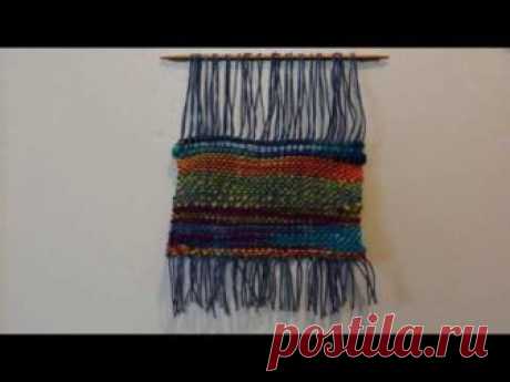 Make a kid's weaving loom from cardboard, part 1