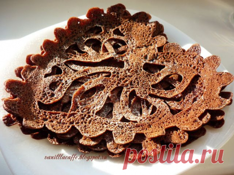 СО ВКУСОМ ВАНИЛИ / WITH TASTE OF VANILLA: ШОКОЛАДНЫЕ БЛИНЧИКИ / CHOCOLATE PANCAKES