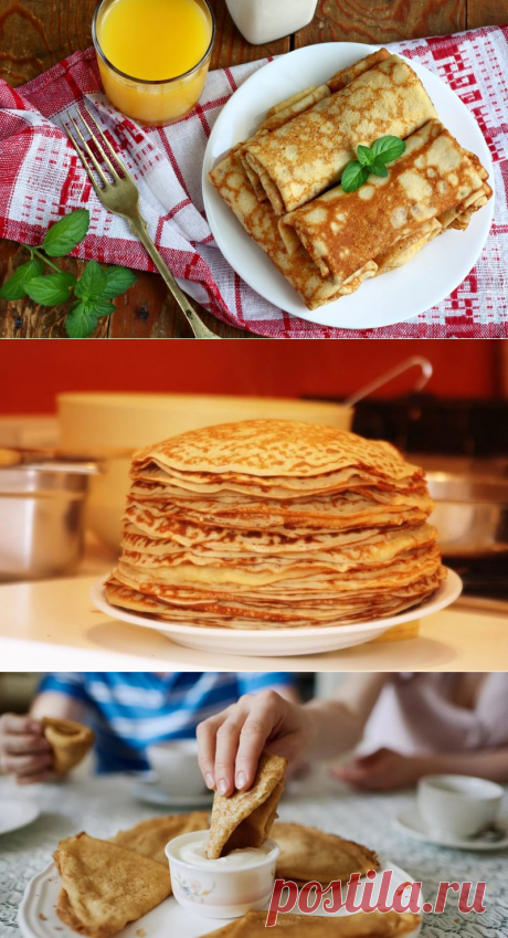 Блины на минералке – 7 рецептов вкусных блинов с дырочками