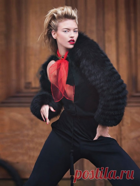 Марта Хант (Martha Hunt) в фотосессии Давида Бельмера (David Bellemere) для журнала Marie Claire Italia (декабрь 2014)