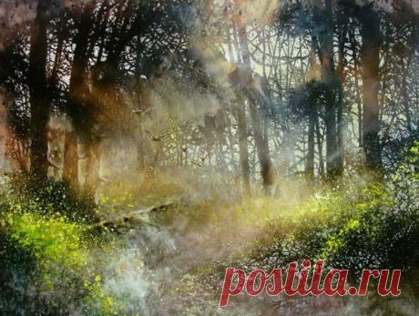 Игра цвета и света. Чудо акварели / Roland Palmaerts.