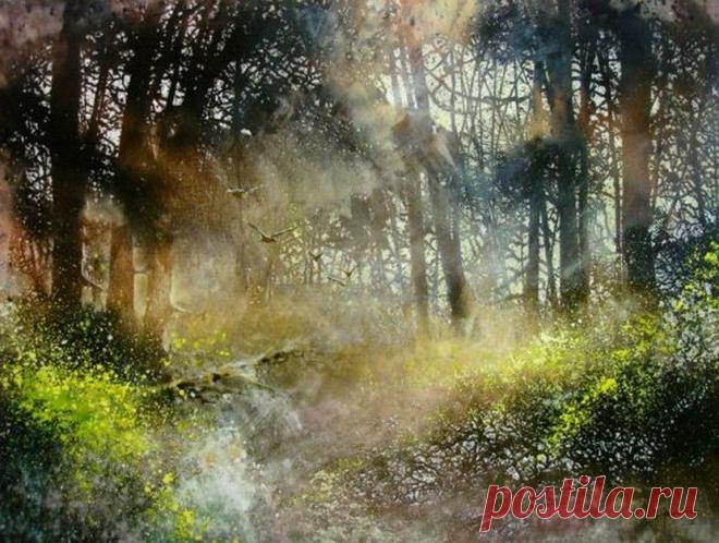 Игра цвета и света. Чудо акварели / Roland Palmaerts.