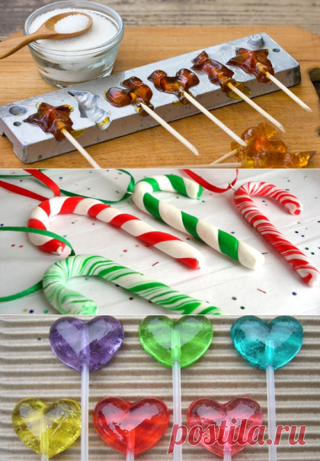 Леденцы из сахара в домашних условиях - рецепты в формочках и без них, «тросточек», «петушков» и цветных конфет