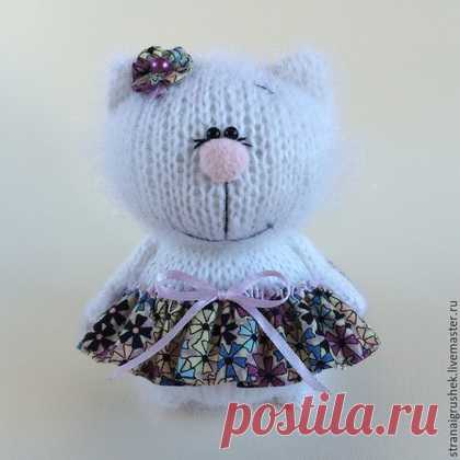 Котик спицами
