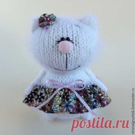 Котик спицами