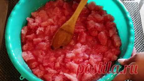 Самое простое, но вкусное арбузное варенье