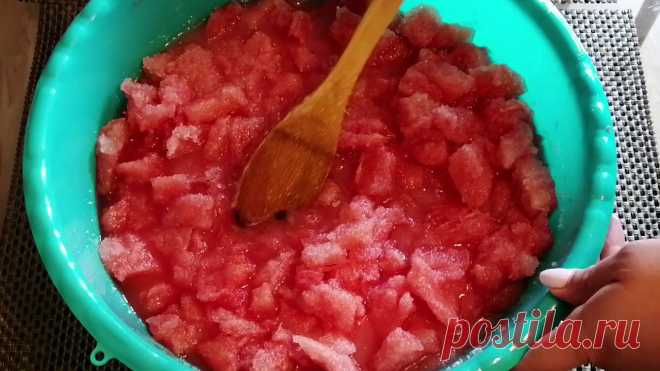 Самое простое, но вкусное арбузное варенье