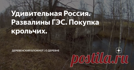 Удивительная Россия. Развалины ГЭС. Покупка крольчих.